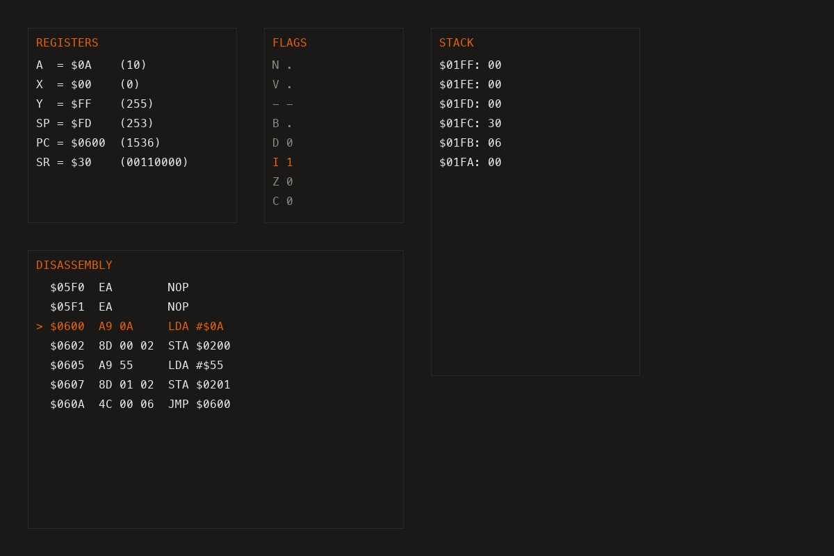 Debugger Register State